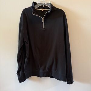 Peter Millar Black Zip Up Sweater Size L